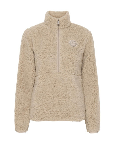 Equipage TEEN Joelle half-zip teddy jas