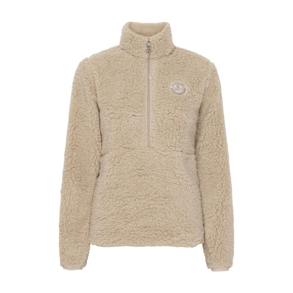 Equipage TEEN Joelle half-zip teddy jas