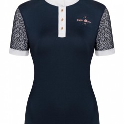 Wedstrijdshirt Fair Play Cecile blauw met rose gold
