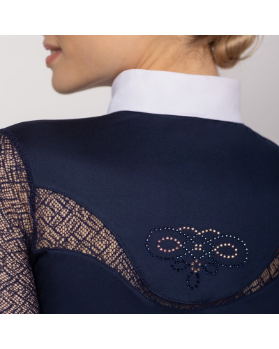 Wedstrijdshirt Fair Play Cecile blauw met rose gold