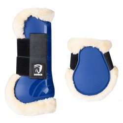 Horka beenbeschermers met bont set van 4