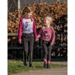 redhorse long sleeved kindershirt met paardenprint