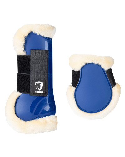 Horka beenkappen set met bont