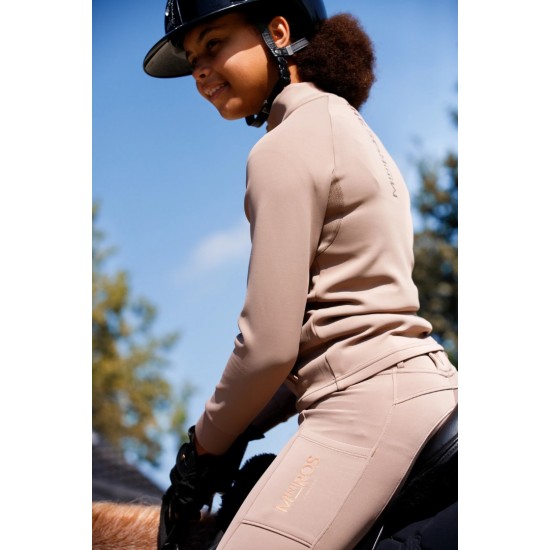 Mini Ros Softshell Breeches Romeé Taupe - Autumn Crush