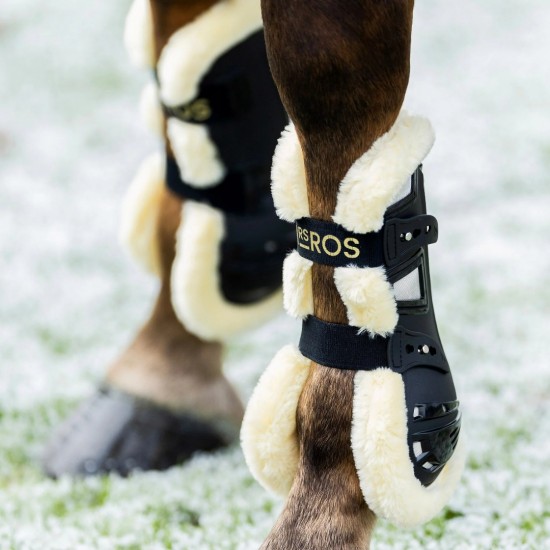 Mrs,ros Air Flex Tendon Boots with Faux Fur