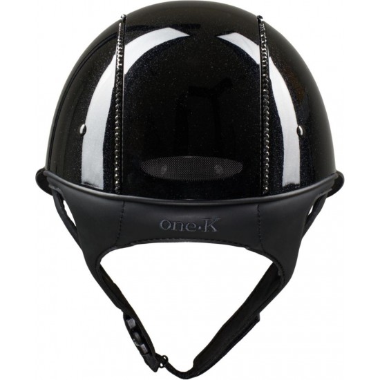 One K Avancé mips Lux cap - Matt top, Black swarovski pipe One K Avancé mips Lux cap - Matt top, Black swarovski pipe