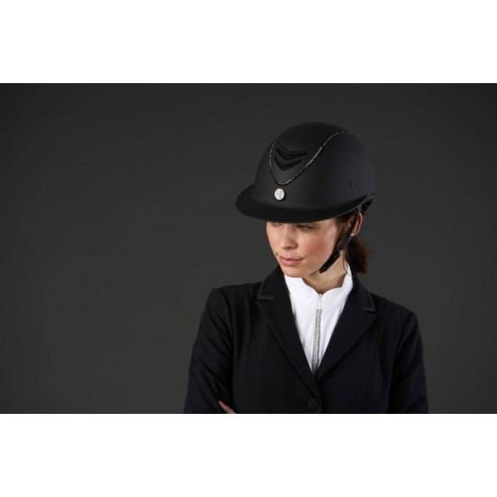 One K Avancé Lux cap - Matt top, Black swarovski pipe One K Avancé Lux cap - Matt top, Black swarovski pipe