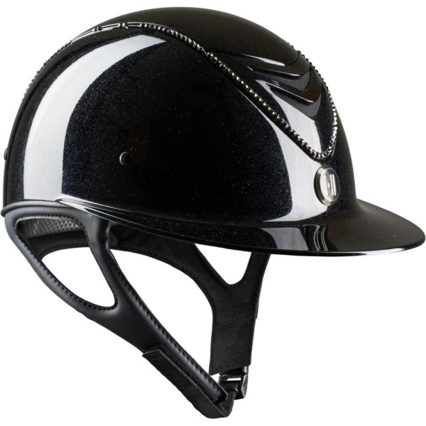 One K Avancé mips Lux cap - Matt top, Black swarovski pipe