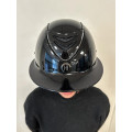 One K Avancé mips Lux cap - Matt top, Black swarovski pipe