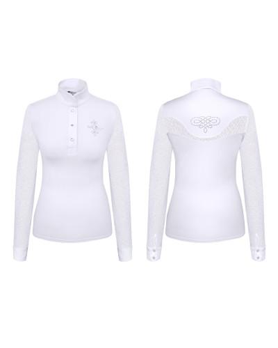 Wedstrijdshirt Fair Play Cecile wit Lange mouw