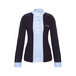 Fair Play wedstrijdshirt Claire zwart lange mouw