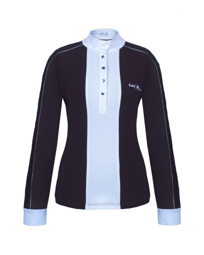 Fair Play wedstrijdshirt Claire zwart lange mouw
